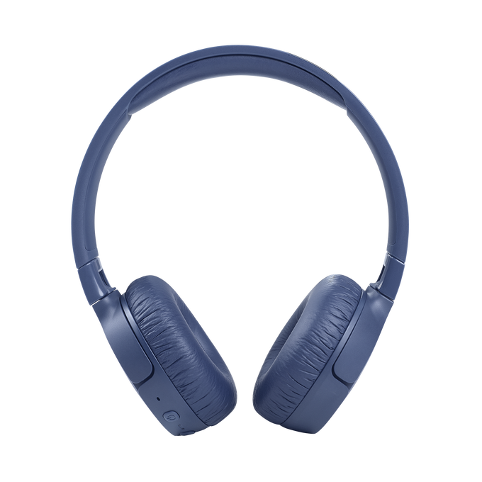 JBL Tune 660NC - Blue - Wireless, on-ear, active noise-cancelling headphones. - Front image number null